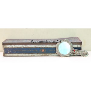 Scatola per sigarette rettangolare in metallo antico vero e proprio/scatola da collezione in latta vintage Rothmans King Size/scatola da collezione antica/scatola ricordo in ferro antico