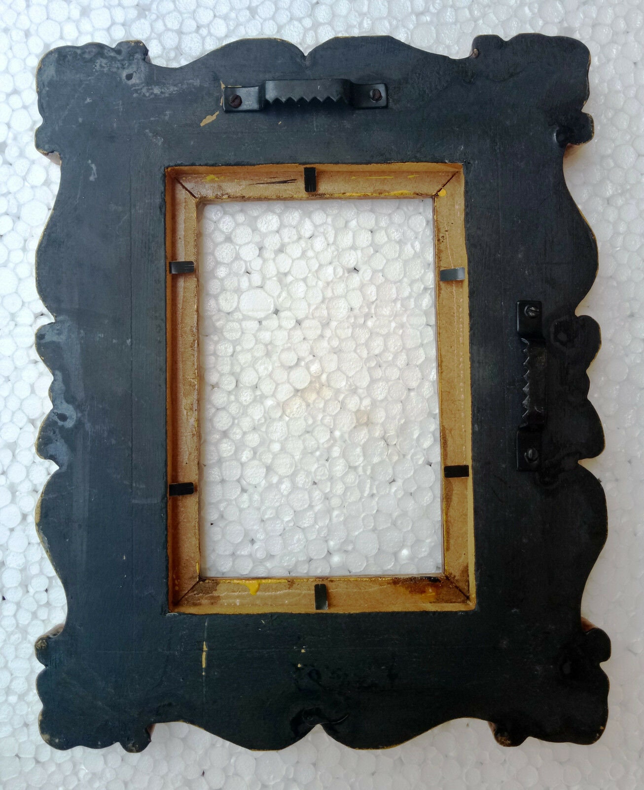 Old Wood Picture Photo Frame Hand Made and Carved Unique Etsy