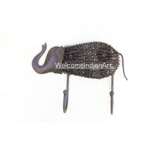 Rare Indian Collectible Antique Elephant Vintage Cast Iron Elephant Sculpture Toy Elephant