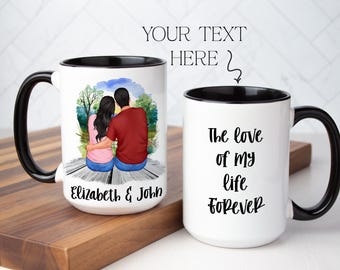 Custom Relationship Mug: Personalized Couple Gift, Multiple Sizes & Colors Available (Gift Box Included)