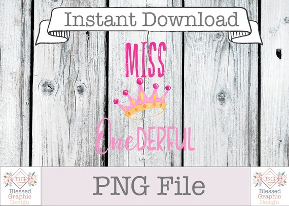 miss one 1st birthday png file for sublimation png designs etsy etsy