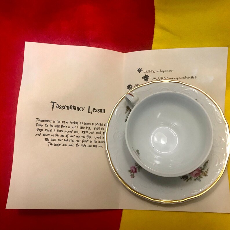 Tasseomancy Tea Readings Vintage Tea Cup Harry Potter Etsy