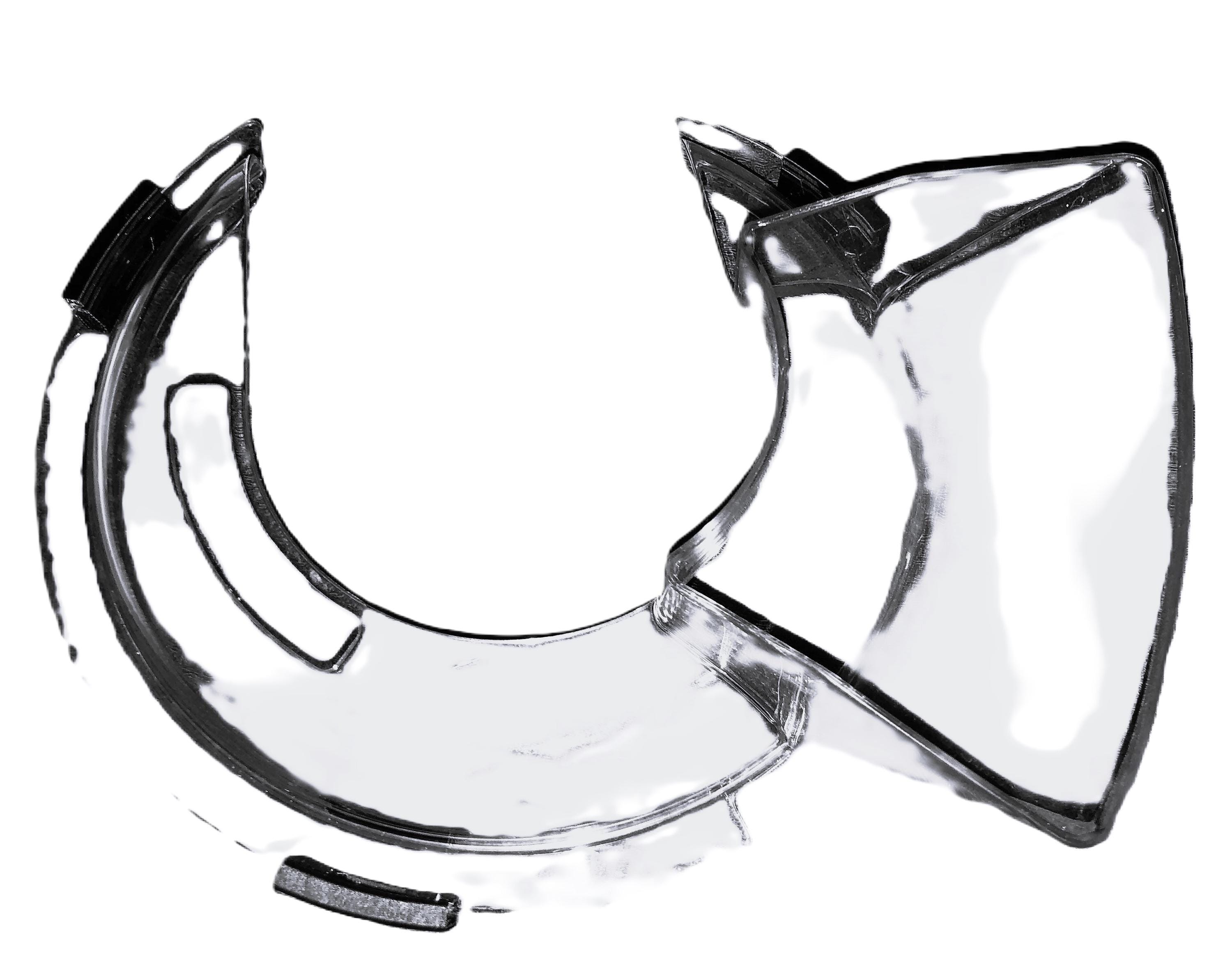 JP36A, Imitation protection pour-on 5KSMTHPS pour Kitchenaid Artisan, Classic, Ultra Power, 5KSM125-195, Hobart K45,