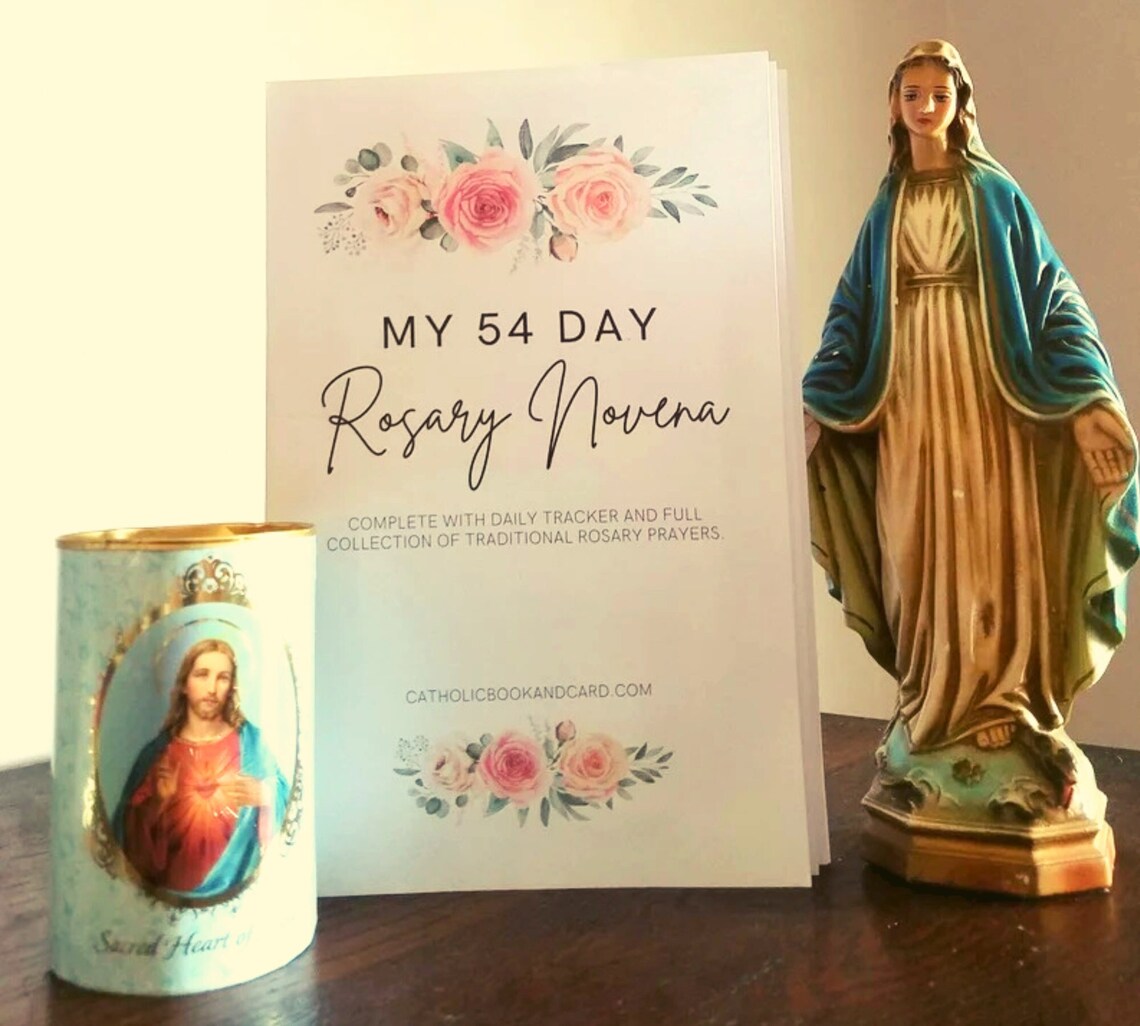 54 Day Novena PRINTABLE DOWNLOAD - 12 Page Catholic Printable Rosary ...