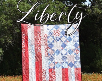 Liberty Quilt Pattern - by Running Doe Quilts