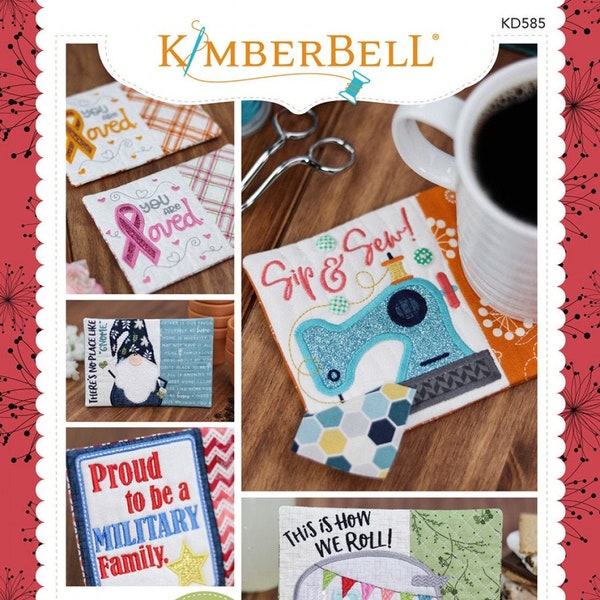 CD Kimberbell Mug Rugs, Volume 3 - Broderie machine