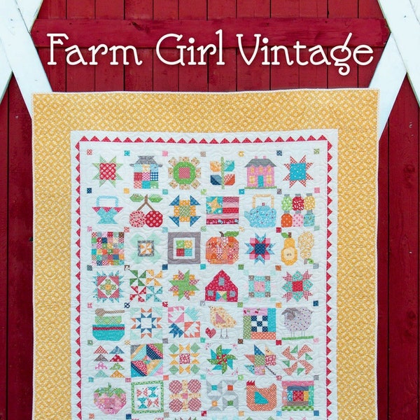 Farm Girl Vintage - Softcover Book By Lori Holt - From It's Sew Emma