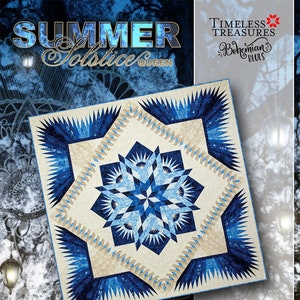 Summer Solstice Queen Quilt Pattern Quiltworx - Judy Niemeyer Quilting