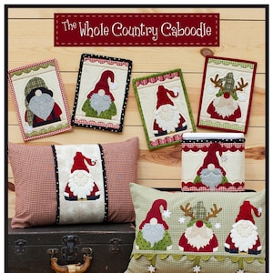 Holly Jolly Gnomes Quilt Pattern - From Whole Country Caboodle