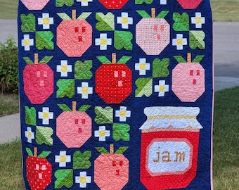 Curated Pineberry Quilt Pattern OR Kit - Pen and Paper Patterns