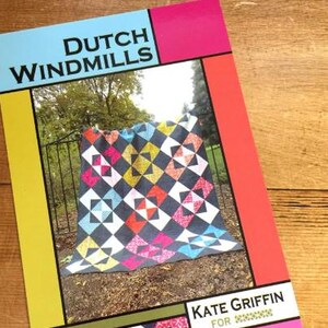 Dutch Windmills Quilt Pattern - Villa Rosa Designs - KG008 Villa Rosa - Running Doe