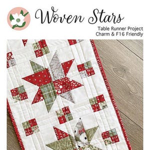 Mönster med vävda stjärnor i bordslöpare - Chrissy Lux - Branch & Blume