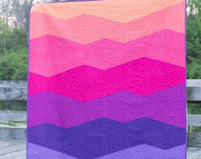 Range Quilt Pattern or QUILT KIT by Modern Handcraft Etsy