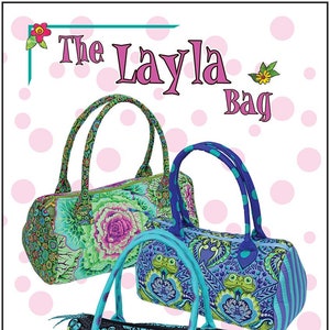 The Layla Bag Pattern and Kit -All Interfacing and hardware Inlcuded! - Perfect for Tula Pink Fabrics