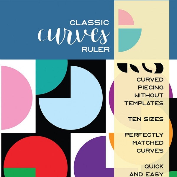 Classic Curves Ruler # CLRGRUL1 - Color Girl Quilts Ruler