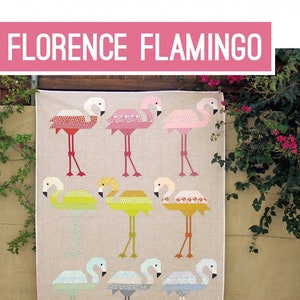 Florence Flamingo Quilt Pattern by Elizabeth Hartman