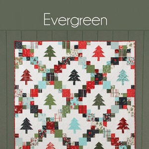 Evergreen - Winter Brightly - Quilt Pattern From Cluck Cluck Sew By Harris, Allison