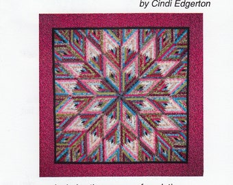 Amish Diamond Log Cabin Star Pattern Pdf Instant Download Etsy