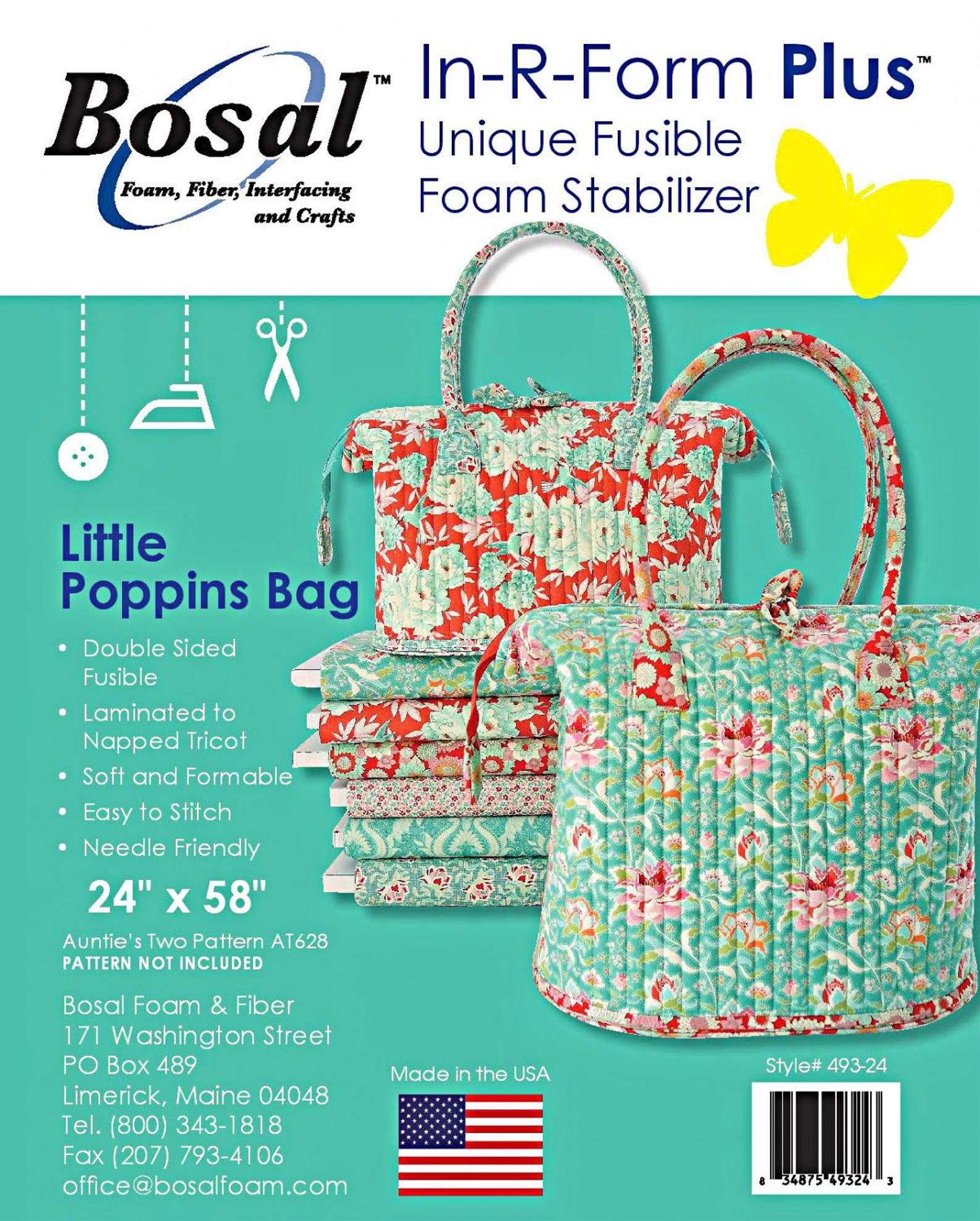 Little Poppins Bag Pattern From Aunties Two by Mcleod Carol Etsy