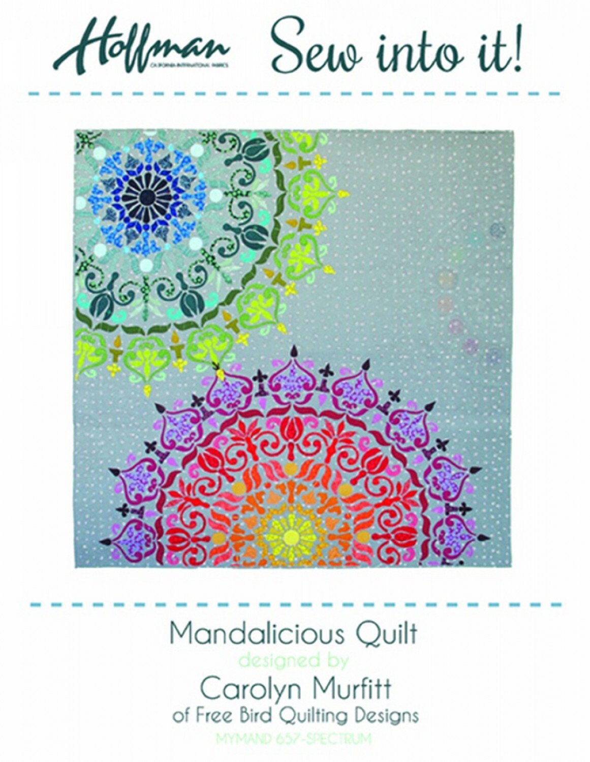 Mandalicious Laser Cut Quilt Pattern With Laser and Templates Etsy