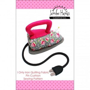 Jennifer Heynen - I Only Iron quiltstof speldenkussen naaipatroon