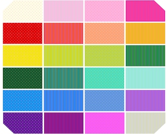 Tula Pink Tiny True Colors - Bundles and Precuts - 24 pc