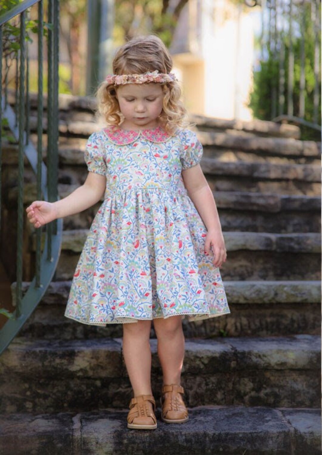 Tadah Patterns Tea Party Dress Pattern or Kit Featuring Tilda Jubilee