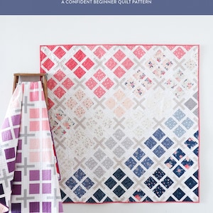 The Skylight Quilt Pattern or Kit by Cotton and Joy - Kit is for Throw (68&quot; x 68&quot;)