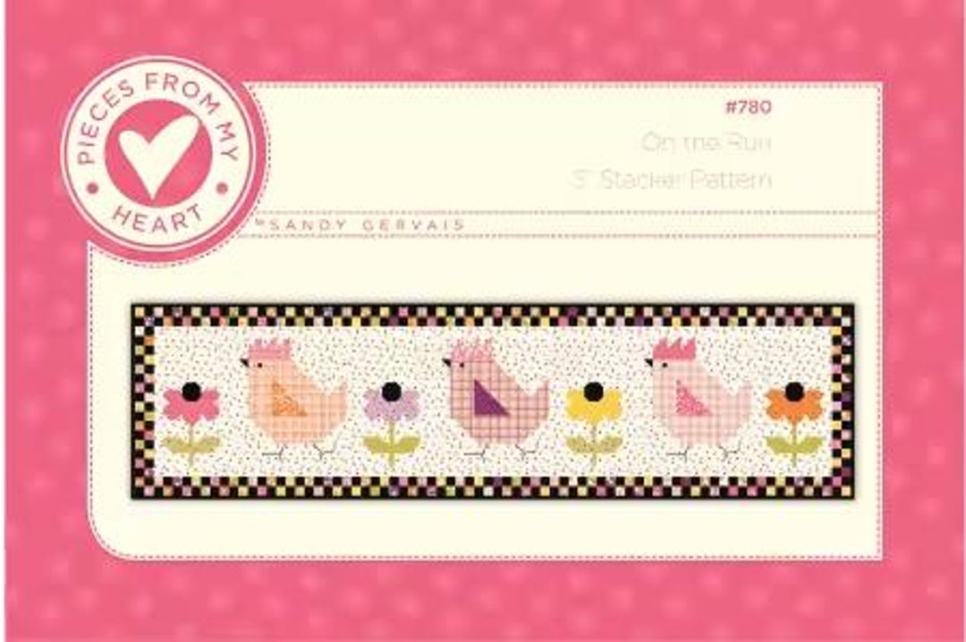 On the Run 5" Stacker Pattern - Sandy Gervais - Pieces From My Heart - Etsy