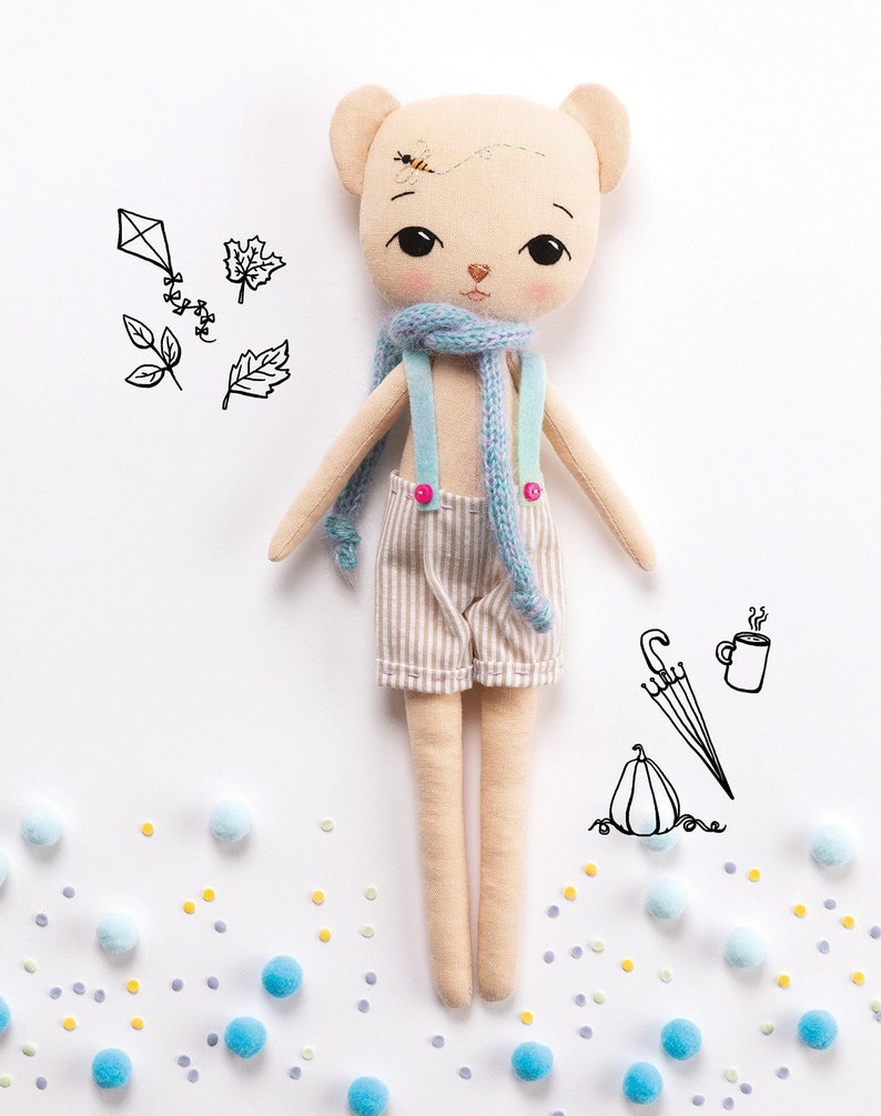 Gingermelon's Embroidered Animals Book From Sew and so Etsy