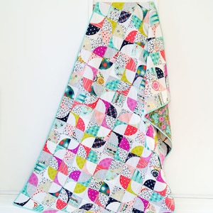 Tied With a Ribbon- Back to the Future Quilt Pattern with  Template Option