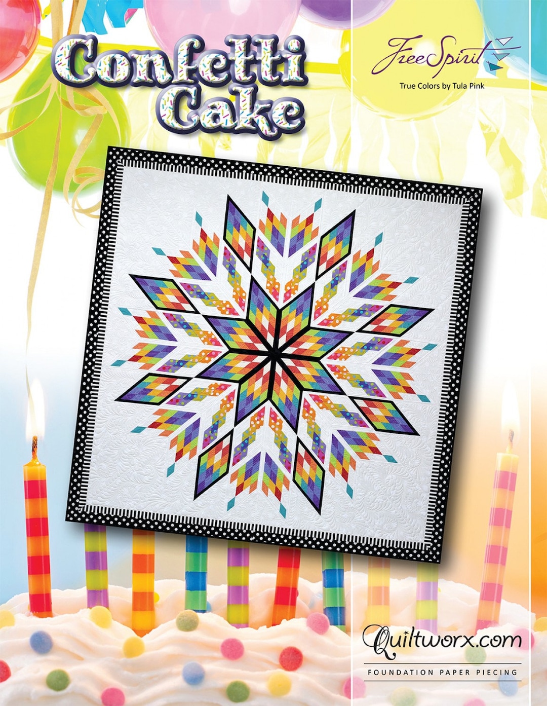 Confetti Cake Quilt Pattern or Kit From Quiltworx Judy Etsy
