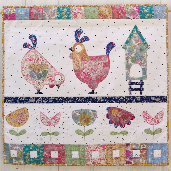 Henhouse Mini Quilt Pattern Henhouse Mini Quilt Pattern