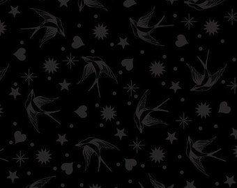 Preorder-Tula Pink - NEW Linework - Fairy Flakes - Ink - PWTP157.INK