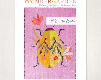 The Beetle Quilt Pattern Wondergarden Modern Quilt Patterns by Tamara Kate