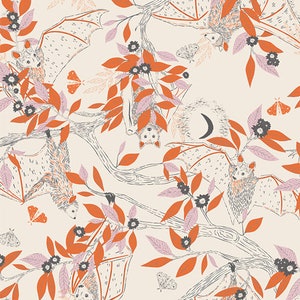 Art Gallery Fabric - Sweet ’n Spookier - Batty Hangout - SNS13033