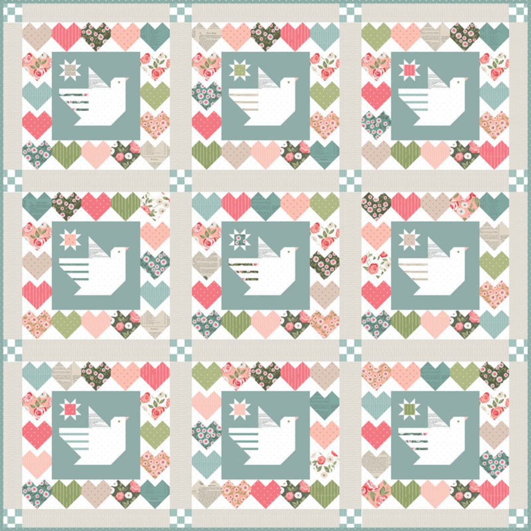 Love Note Quilt Kit by Lella Boutique - Etsy
