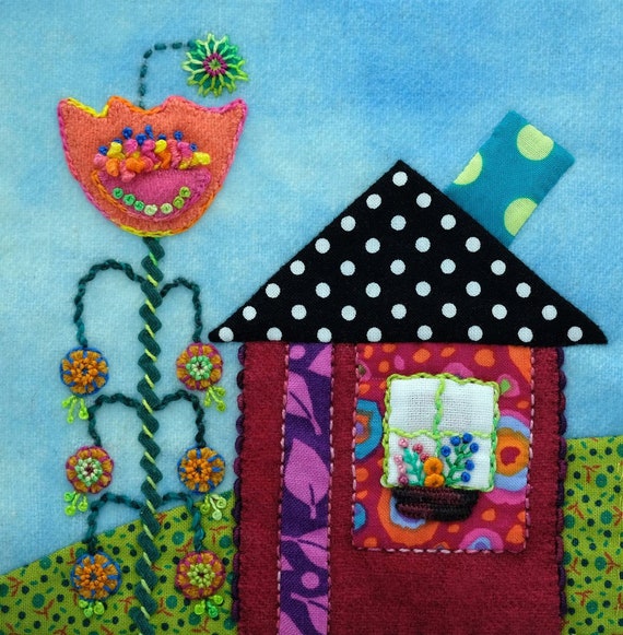 Avam, Plied Yarn Bobbin  Sue Spargo Folk Art Quilts