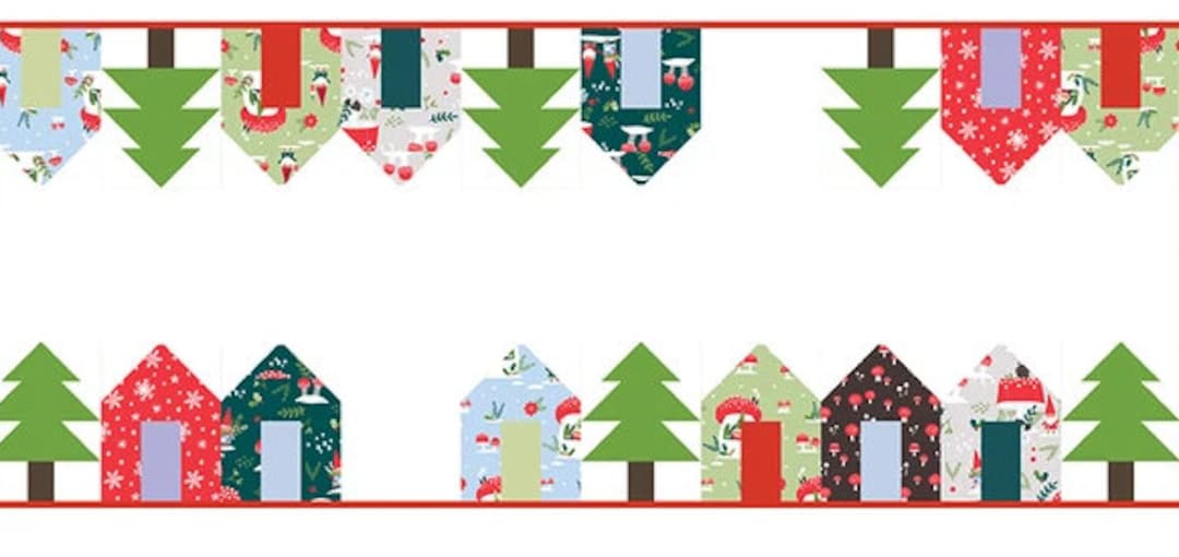 Gnome Noel Table Runner Kit modern Holiday Table Runners Quilt Pattern