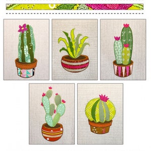 Modello per trapunta Prickly Blooms - Da Fabric Confetti di Fromm, Vanessa