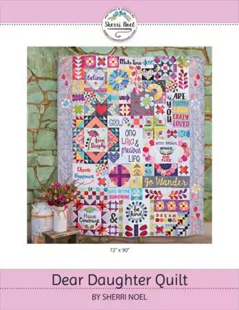 Dear Daughter Block of the Month Quilt Pattern - Sherry Noel - Etsy