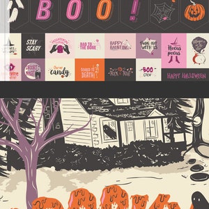 Sweet n'  Spookier - Art Gallery Fabrics - Spooky Season PANEL - SNS13041