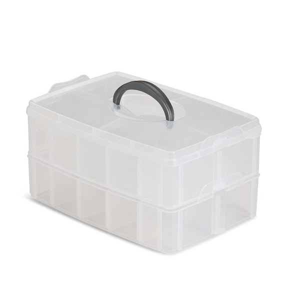 3-Layer Craft Storage Box, Aqua