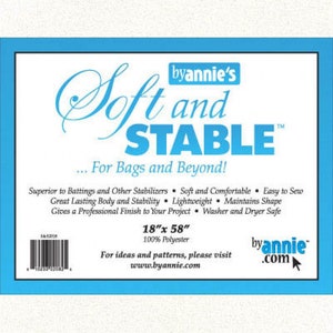 By Annie's - Soft and Stable - White 100% Polyester Stabilizer