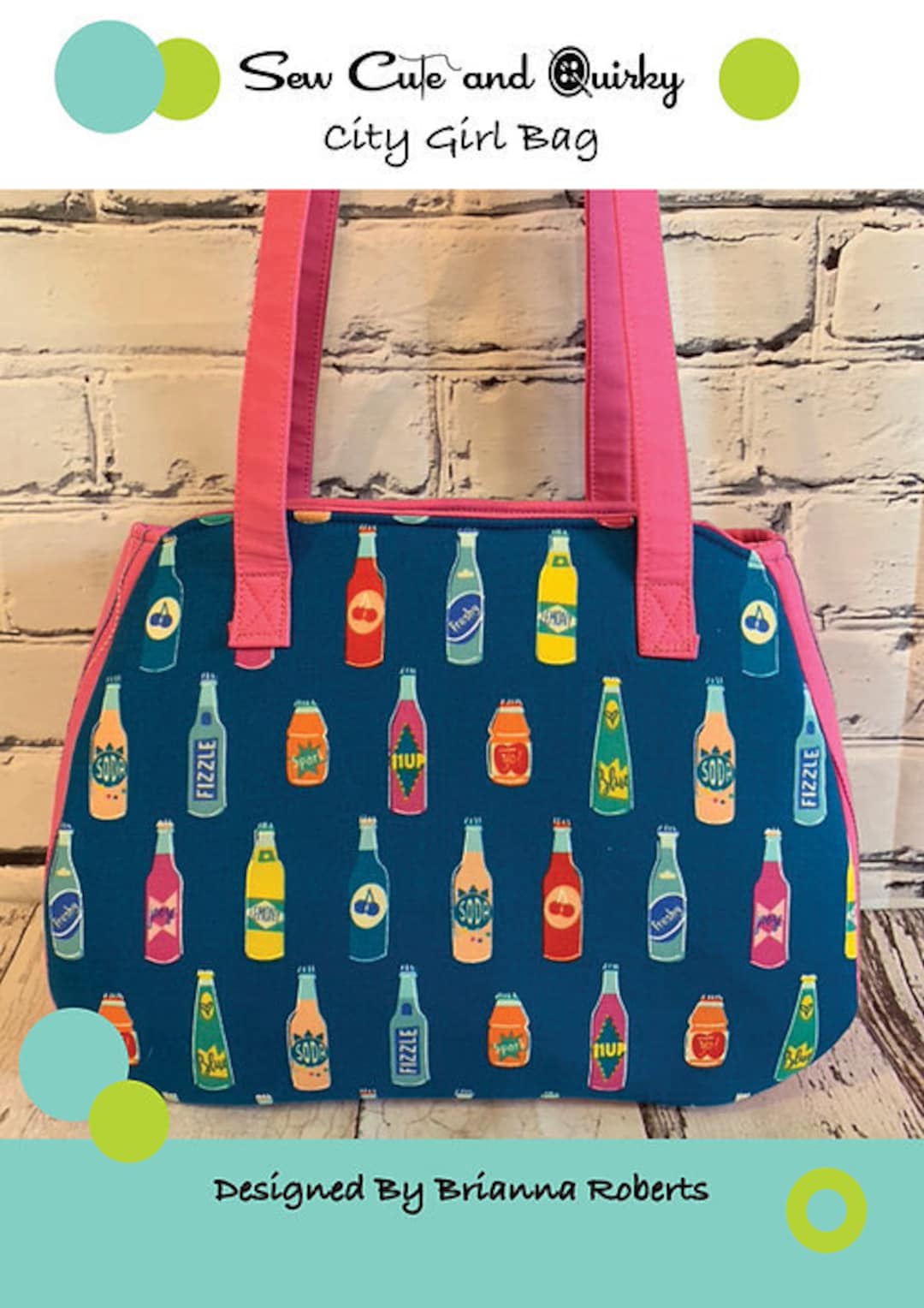 City Girl Bag Sewing Pattern Sew Cute and Quirky Etsy