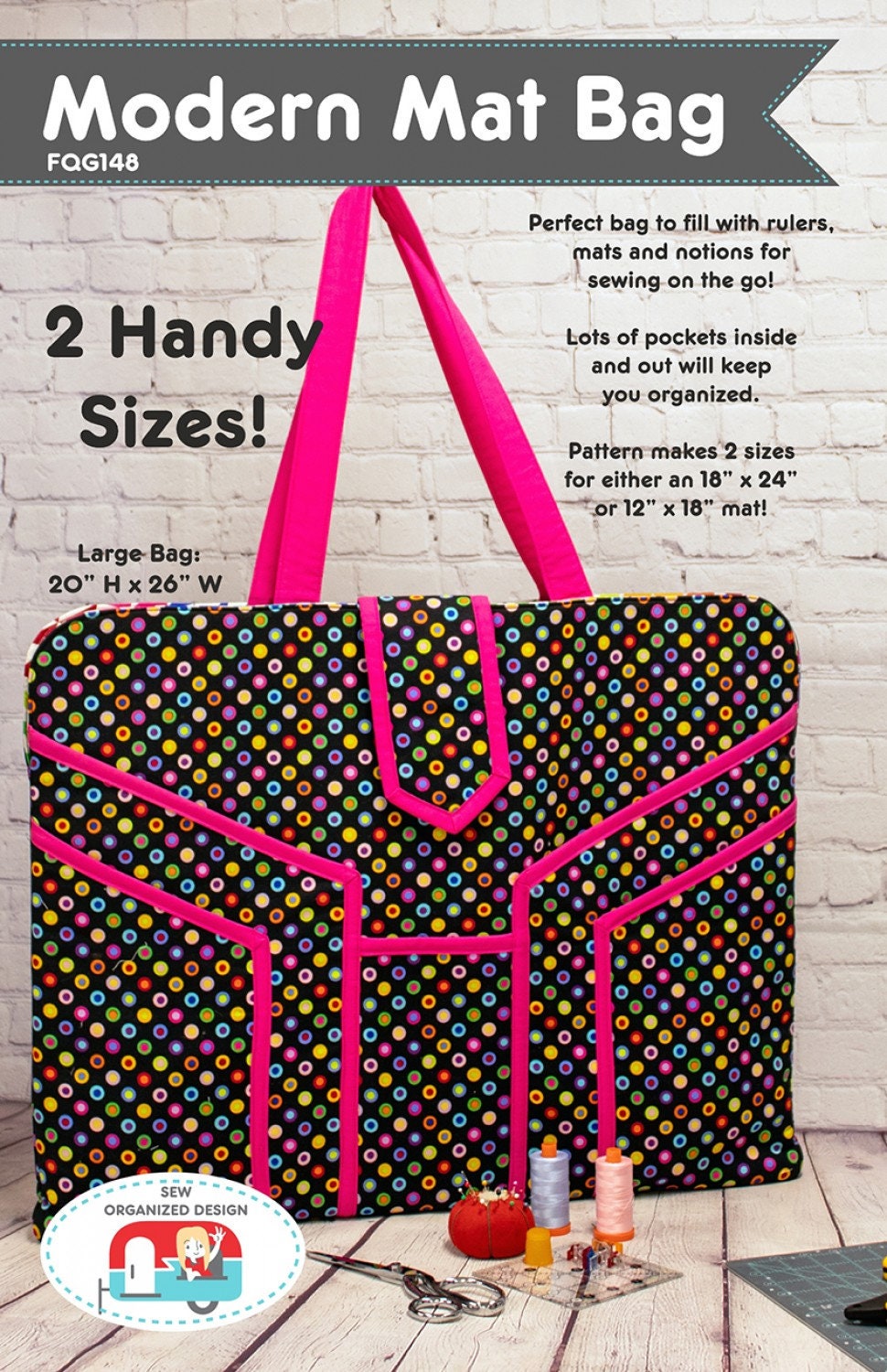 Yoga Mat Bag sewing pattern (2 designs with video tutorial) - Sew Modern  Bags