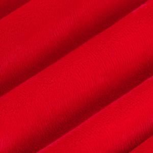 90&quot; Wide Back - Cardinal - Minky Cuddle Fabric - Solid Cuddle 3 -  Shannon Fabrics