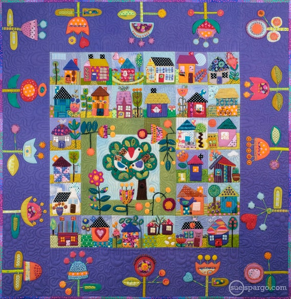 Homegrown Book  Sue Spargo Folk Art Quilts