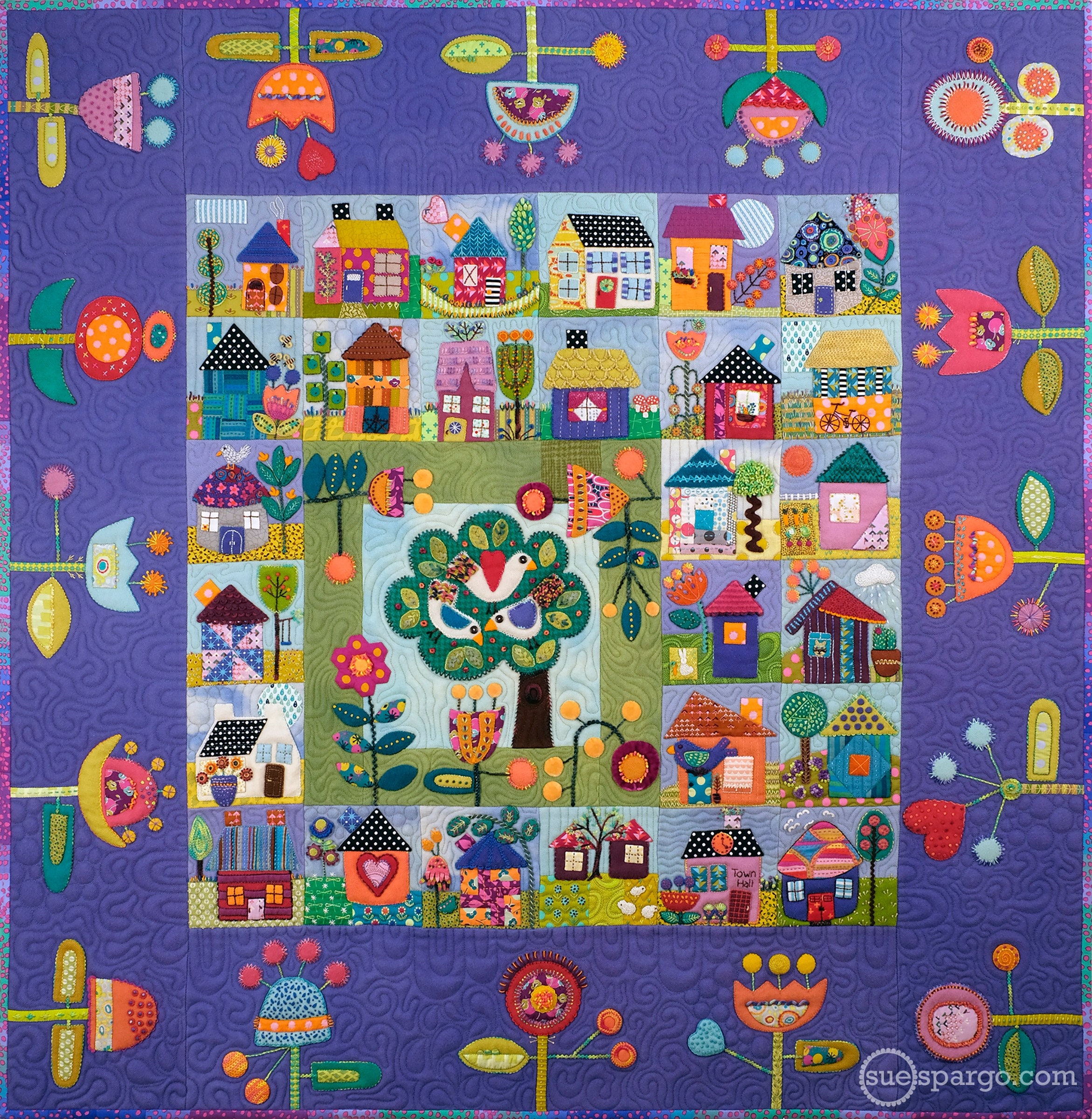 Homegrown Quilt Book Sue Spargo Folkart Quilts Etsy UK