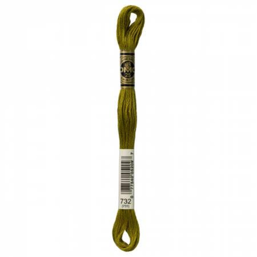 DMC Six Strand Embroidery Floss - 732 - 733 - 734 - 738 - 739 - Etsy